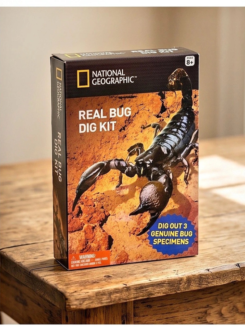 National Geographic Real Bug Dig Kit Learning Toy